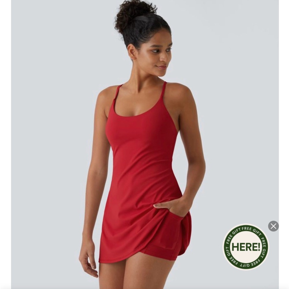 HALARA Red Active Dress